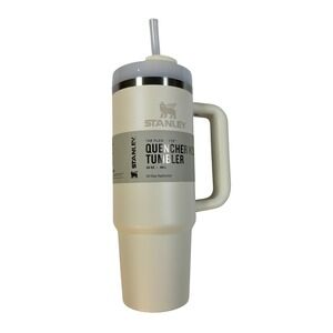 Stanley Quencher H2.0 FlowState 30oz Tumbler Cream 10-10827-420 Travel Mug NEW